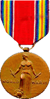 американская  медаль за победу  во 2-й мировой войне